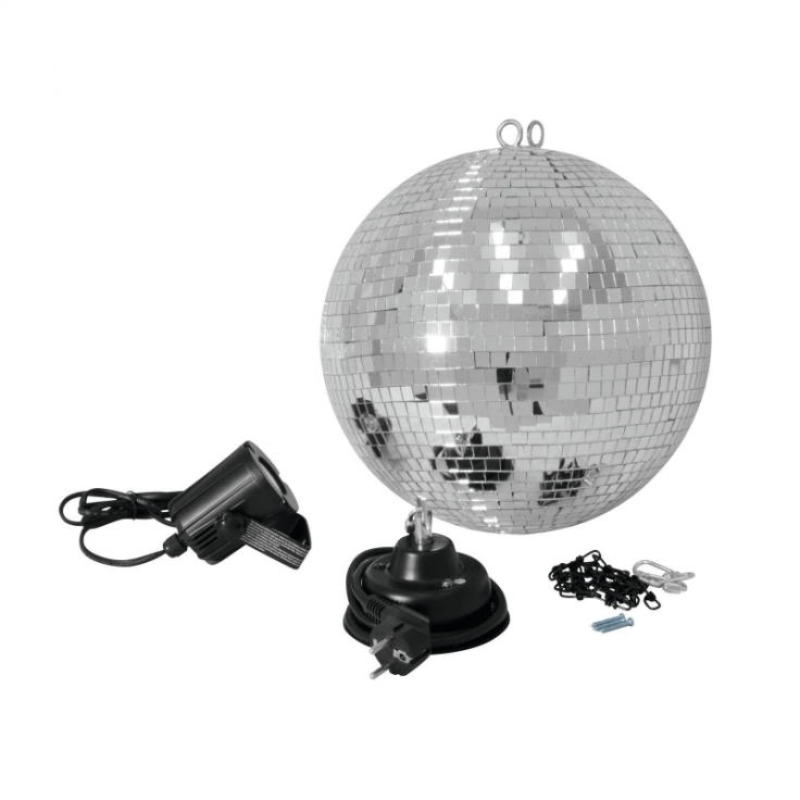 Eurolite Mirror Ball Set 30 cm con un lugar LED