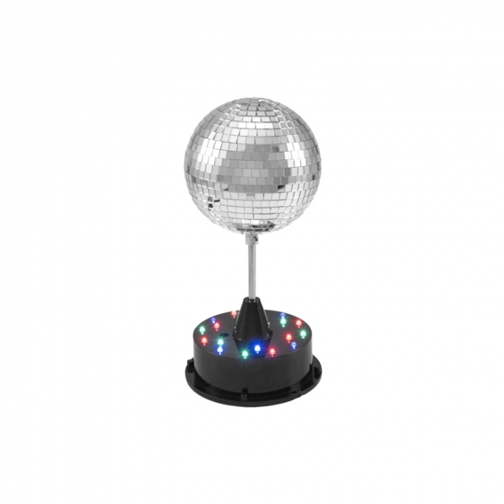 Eurolite LED Mirror Ball 13 cm con base