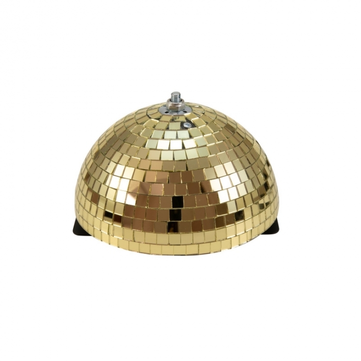 Eurolite Half Mirror Ball 20 cm de oro motorizado