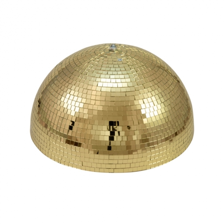 Eurolite Half Mirror Ball Gold Motorizado