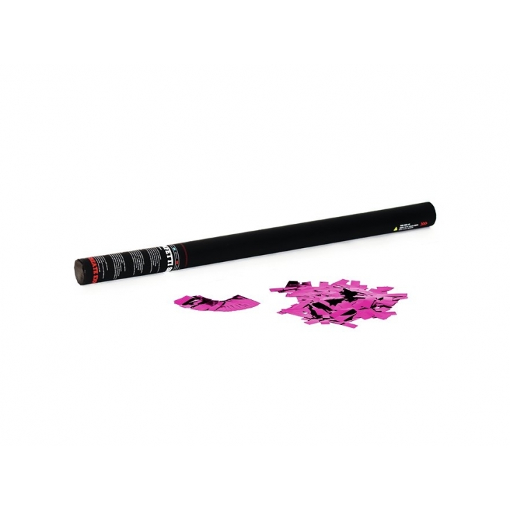 TCM FX Handheld Confetti Cannon 80cm, Pink Metallic